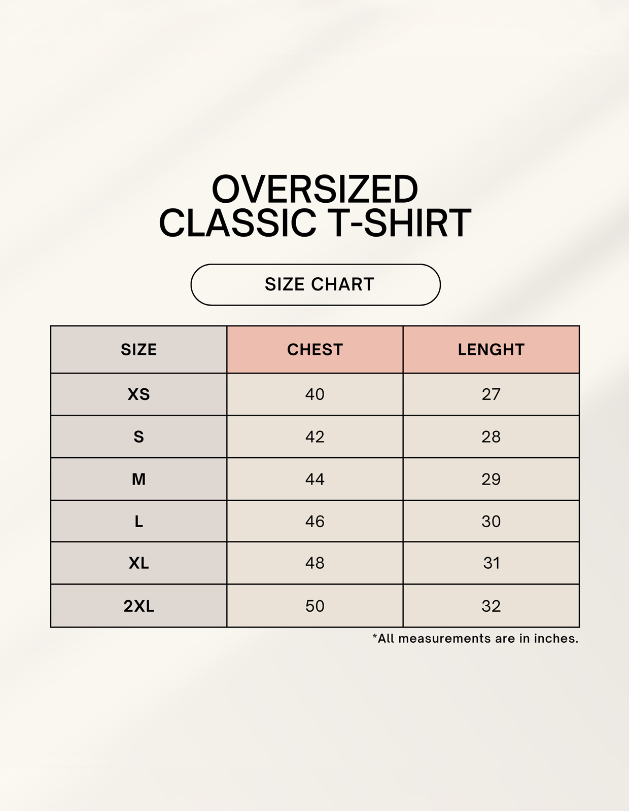 Classic Oversized T shirt -  LAVENDER