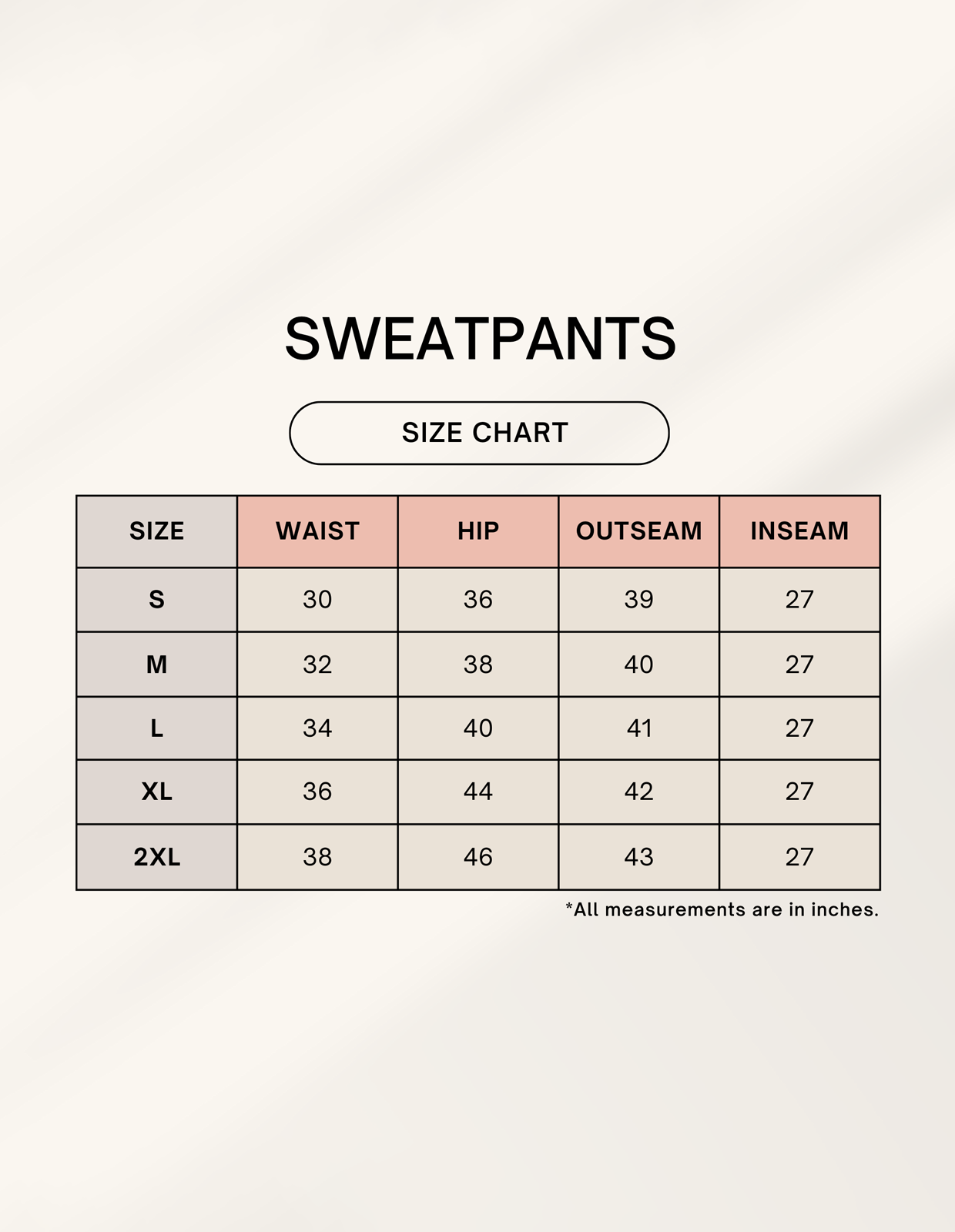 Unisex Sweatpants - OFF WHITE