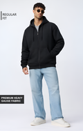 Classic Ziper Hoodie - BLACK Gen Zes