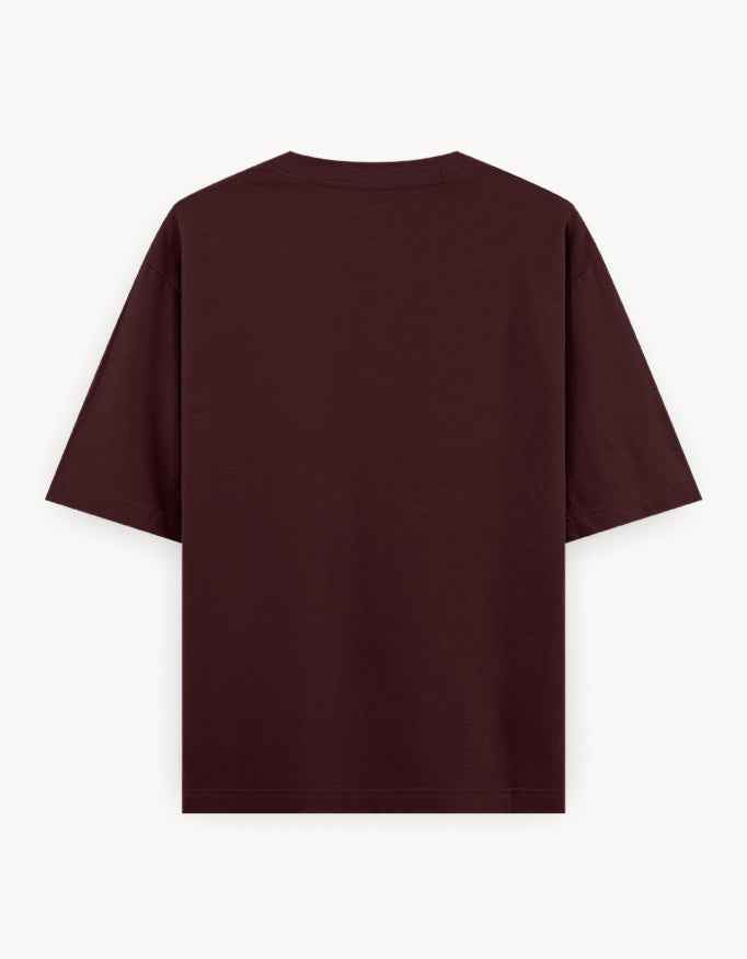 Classic Oversized T shirt -  MAROON