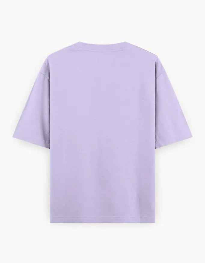 Light Weight Oversized T shirt - LAVENDER