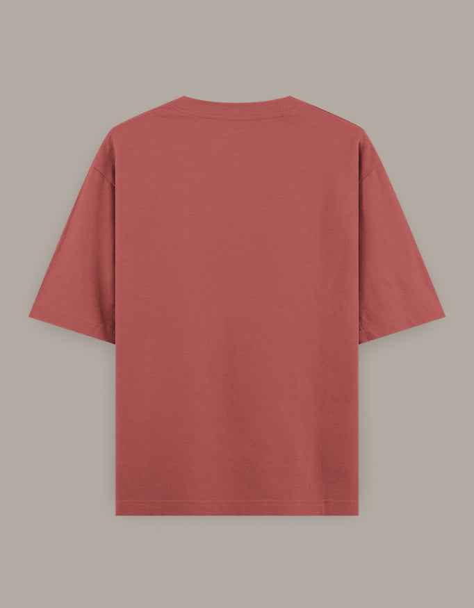 Classic Oversized T shirt - CORAL