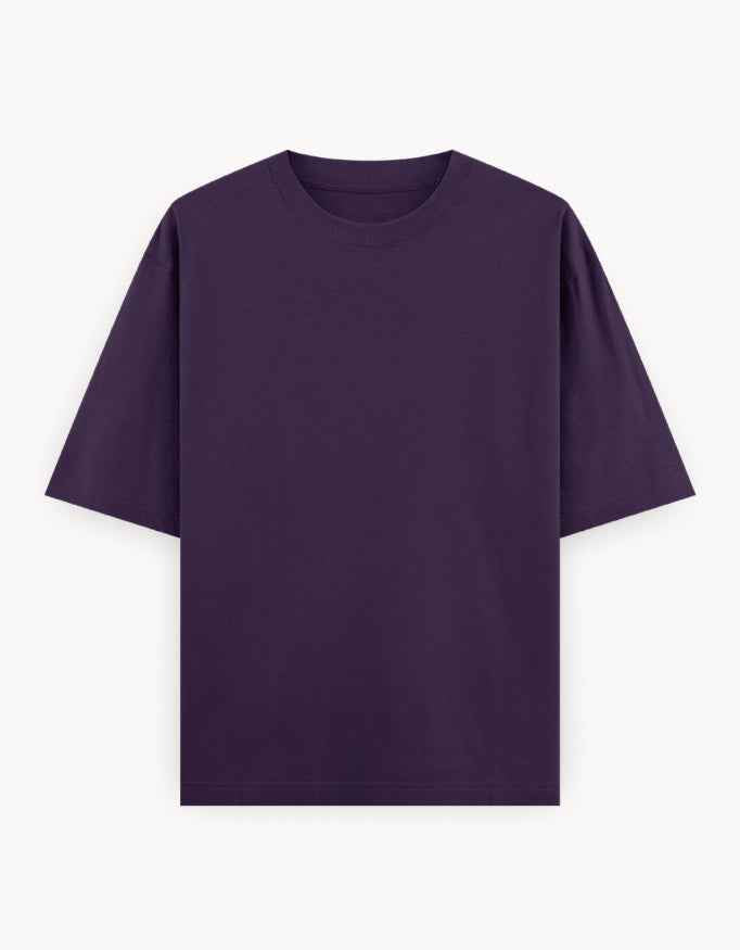 Classic Oversized T shirt -  PURPLE