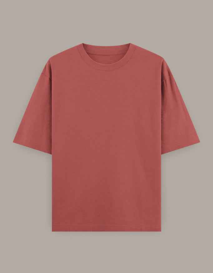 Classic Oversized T shirt - CORAL