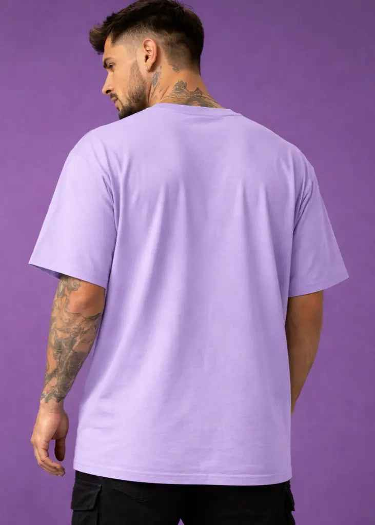 Light Weight Oversized T shirt - LAVENDER