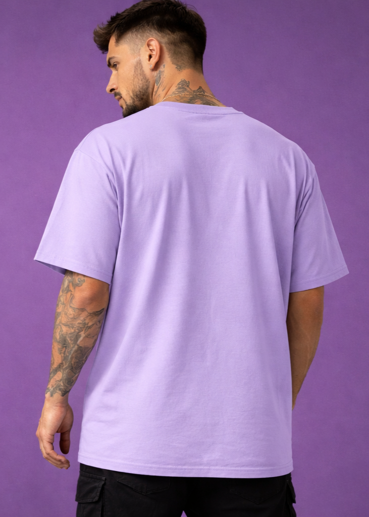 Classic Oversized T shirt -  LAVENDER
