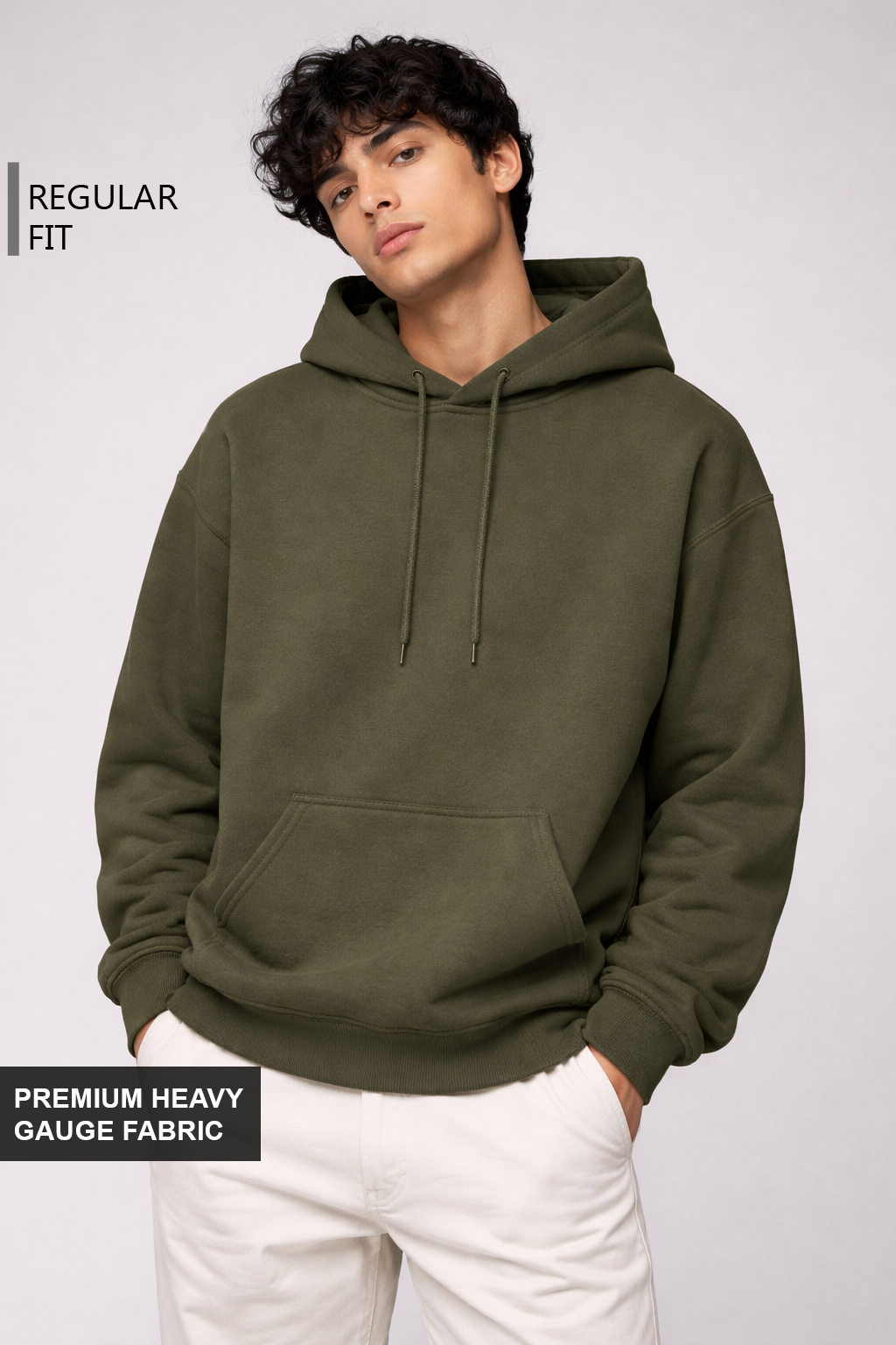 Unisex Hoodie - OLIVE GREEN Gen Zes