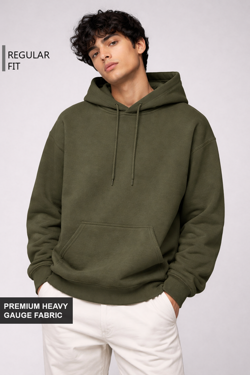 Unisex Hoodie - OLIVE GREEN Gen Zes