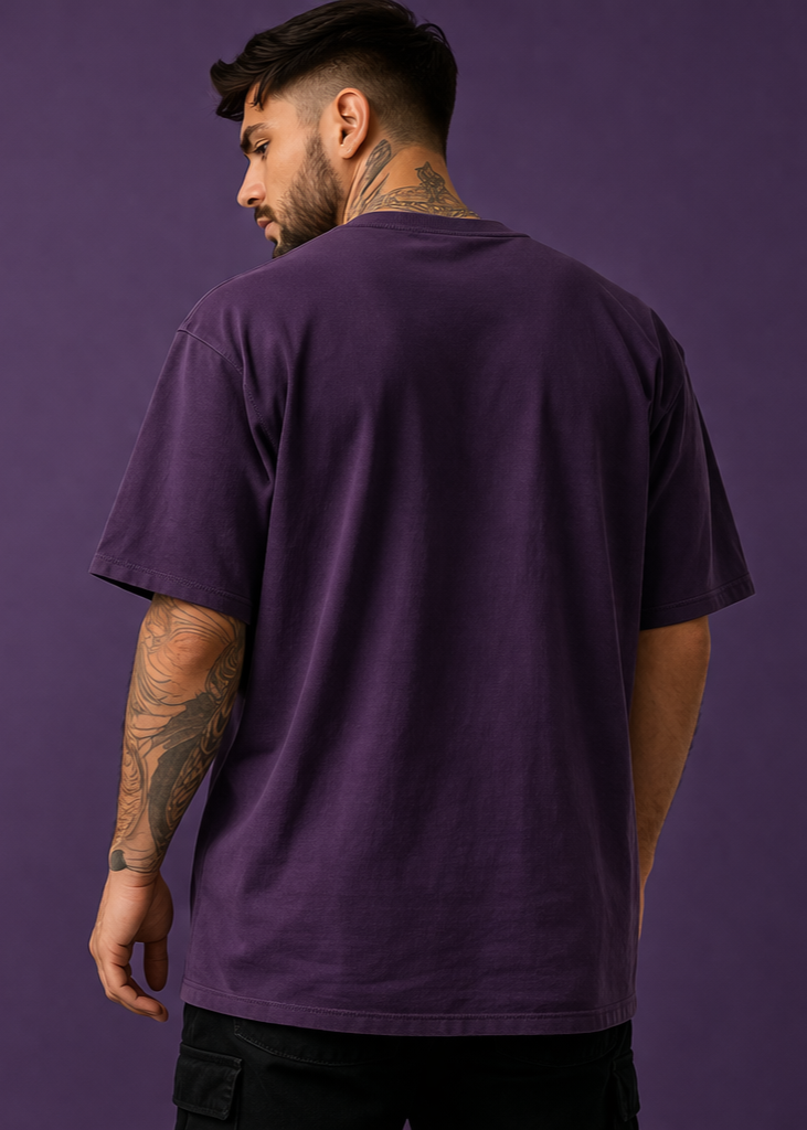 Classic Oversized T shirt -  PURPLE