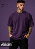 Classic Oversized T shirt -  PURPLE