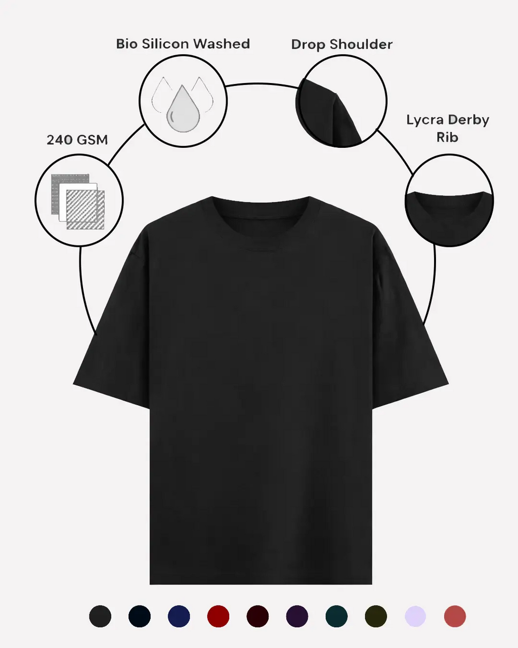 Oversized tshirt main features and highlights