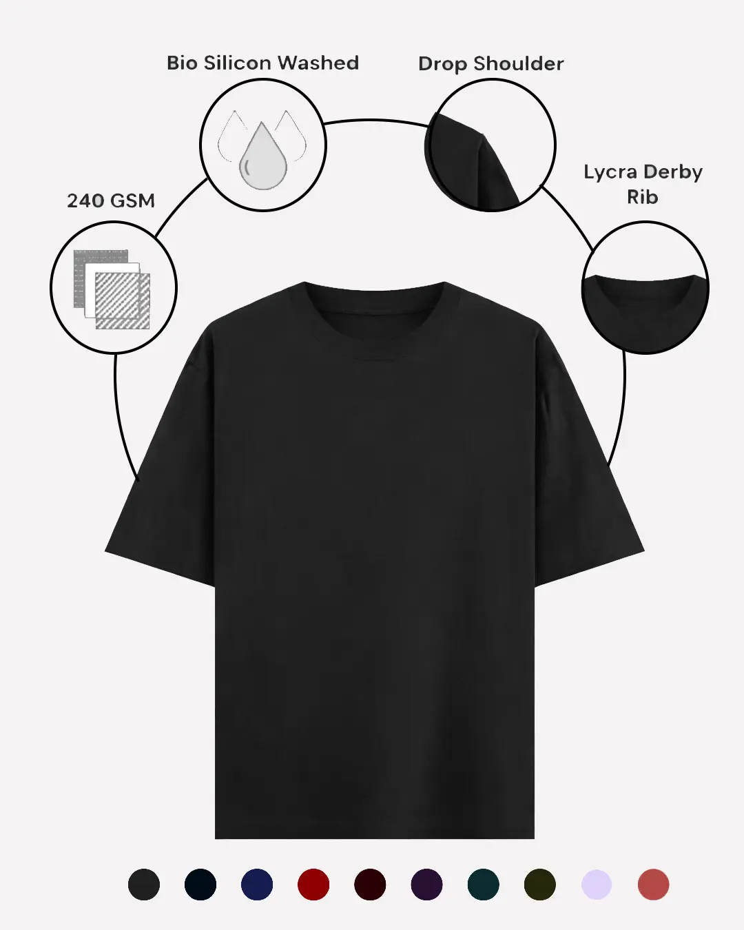 Oversized tshirt main features and highlights