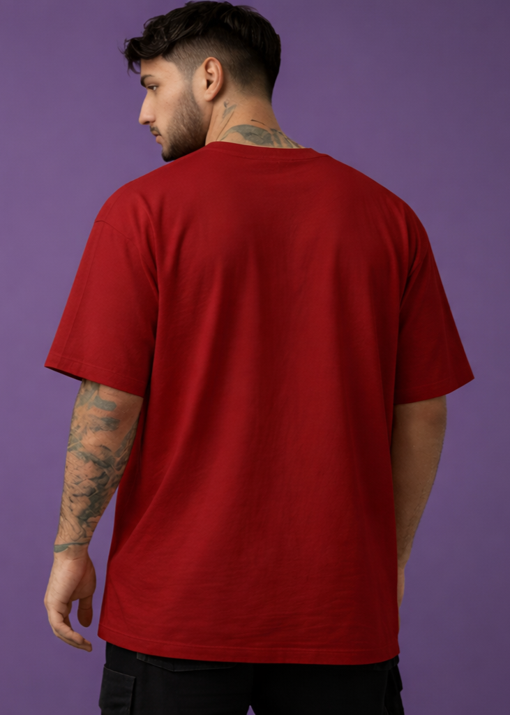 Classic Oversized T shirt - RED