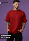 Classic Oversized T shirt - RED