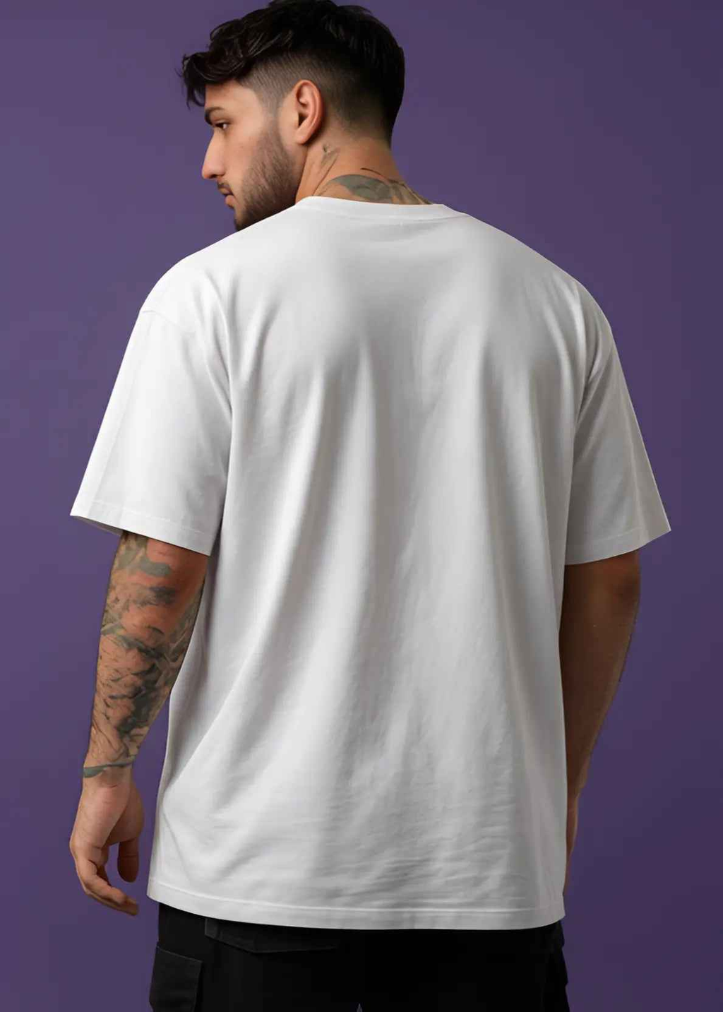 Classic Oversized T shirt - WHITE